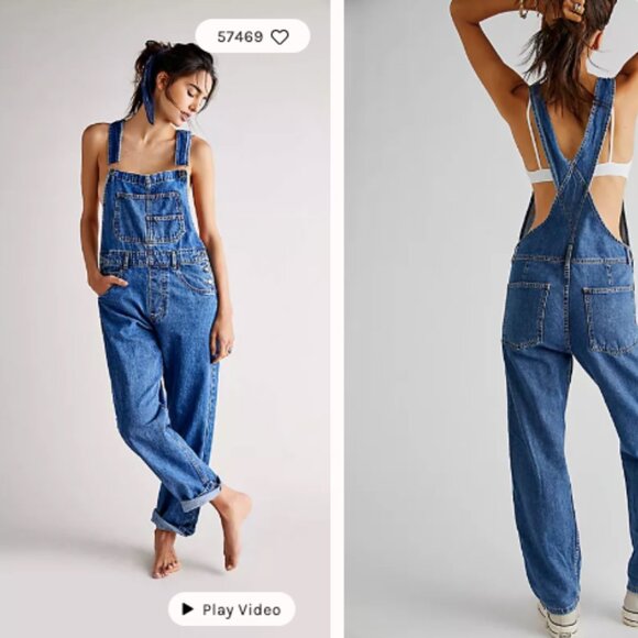 We the Free Ziggy Denim Overalls - Picture 3 of 4